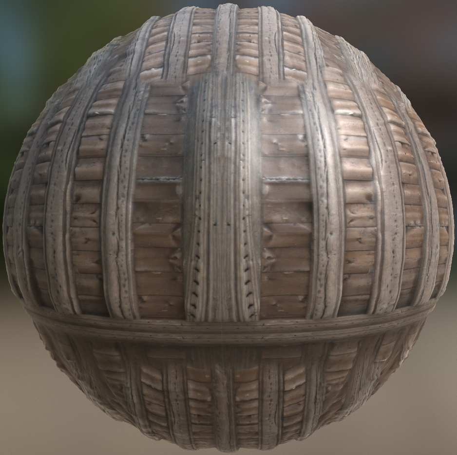 Wood Cross PBR